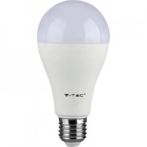 V-TAC 164 LED (monochrome) EEC A+ (A++ - E) E27 Arbitrary 17 W = 100 W Cool white (Ø x L) 66.5mm x 134mm