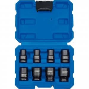 Draper 8 Piece 3/8" Drive Impact Socket Set Metric 3/8"