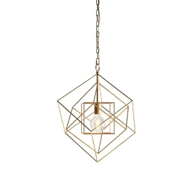 Luminosa Lighting Luminosa Pescara Pendant Ceiling Light Antique Gold Leaf