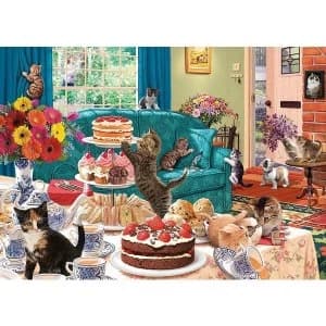 Gibsons Feline Frenzy Jigsaw Puzzle - 1000 pieces
