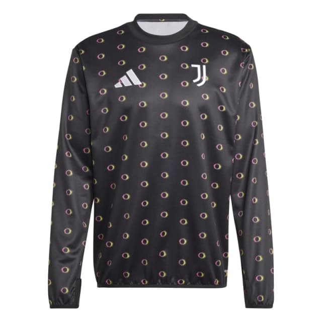 adidas Mens adidas Juve Pre-Match Shirt 24/25 Black male S