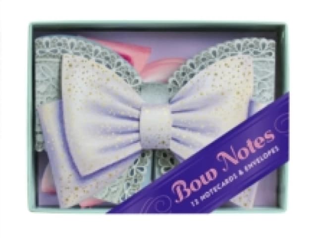 Bow Notes : 12 Notecards & Envelopes Postcard book or pack