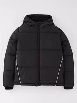 BOSS Boys Padded Jacket - Black, Size Age: 10 Years