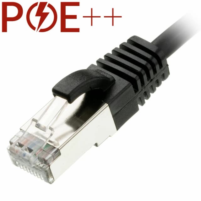 Cablenet 0.3m Cat6a RJ45 Black U/FTP LSOH 30AWG Slim Snagless Booted P