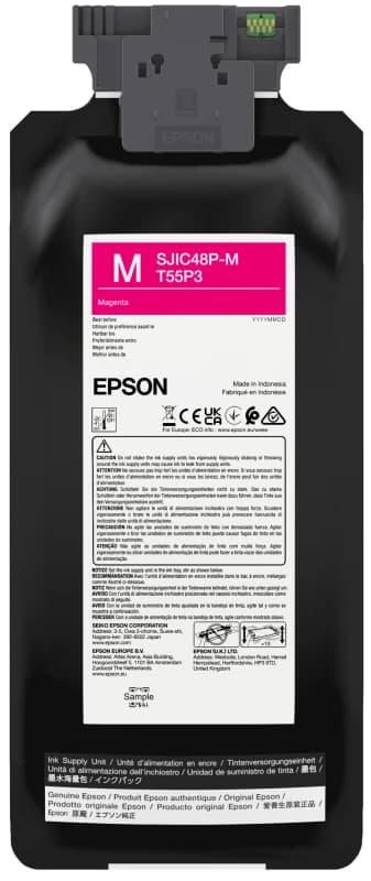 Epson SJIC48P(M) Magenta Ink Cartridge - C13T55P340 (Original)