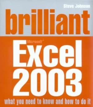 Brilliant Microsoft Excel 2003 by Mr Steve Johnson Book