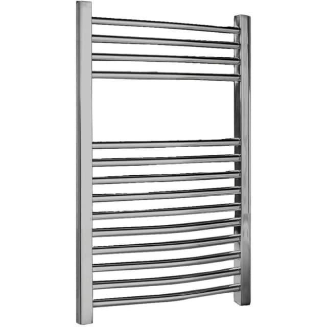 Nuie Curved Ladder Towel Rail 500 X 700Mm Chrome, Silver HK385