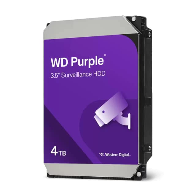 Western Digital Western Digital Purple internal hard drive 4TB 5400 RPM 128 MB 3.5" Serial ATA III WD44PURZ