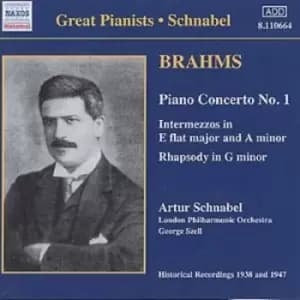 Johannes Brahms - Brahms: Piano Concerto No. 1 (Schnabel) CD Album - Used