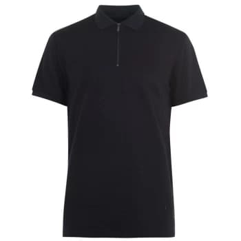 Firetrap Textured Polo Shirt - Navy