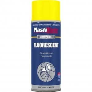Plastikote High Visibility Aerosol Spray Paint Red 400ml