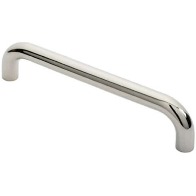 Loops Round D Bar Pull Handle 325 x 25mm 300mm Fixing Centres Bright Steel Metallics unisex