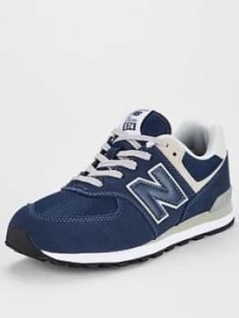 New Balance 574 Junior Trainers - Navy