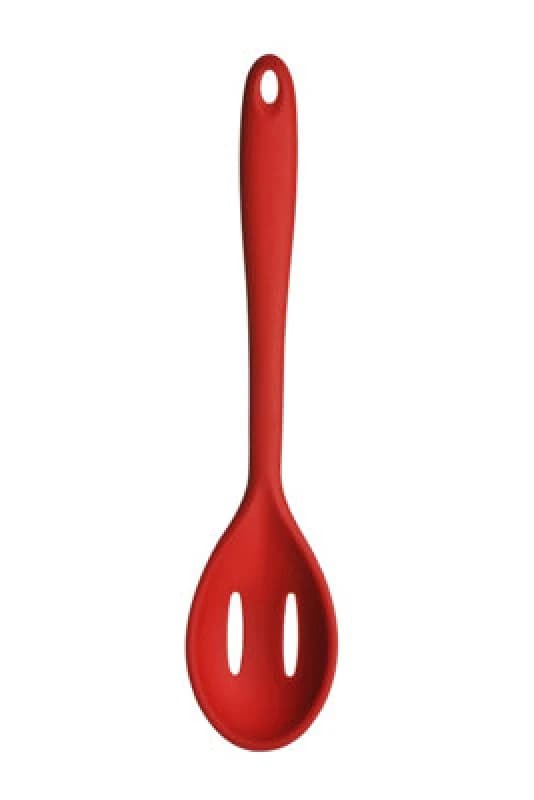 Premier Housewares Zing Silicone Slotted Spoon Red