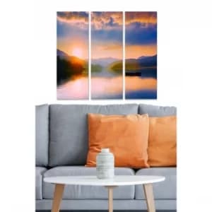 MDF1894741 Multicolor Decorative MDF Painting (3 Pieces)