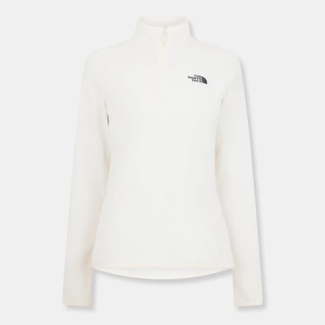 The North Face 100 Glacier quarter Zip Fleece - White White 12