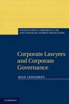 Corporate Lawyers and Corporate Governance by Joan Loughrey Hardback