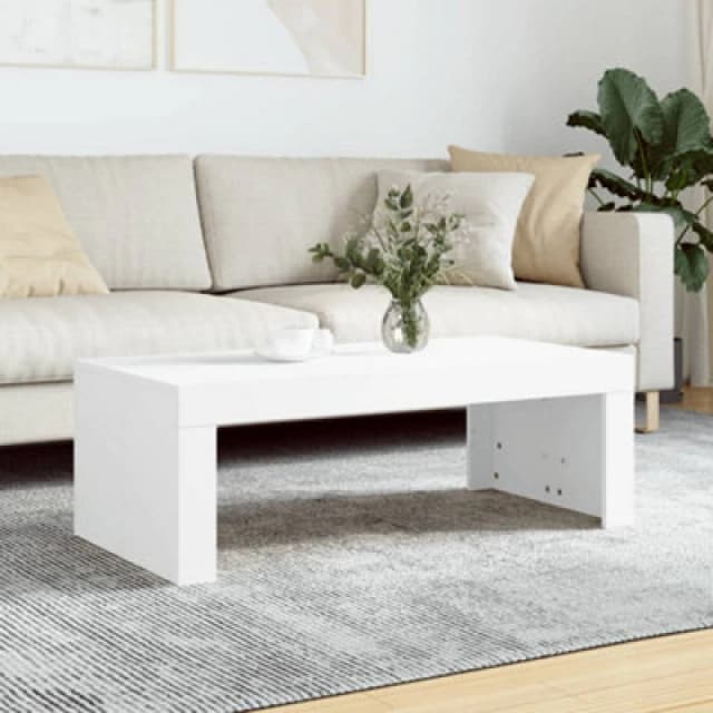 VIDAXL Coffee Table White 102x50x36cm Engineered Wood Vidaxl 8720845920326