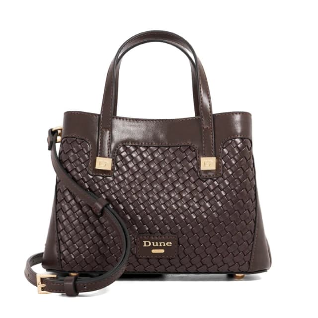 Dune London Womens Deavie Top Handle Bag Dark Brown female One Size