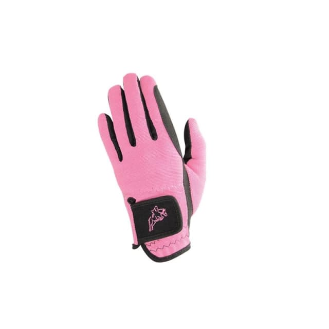 Hy5 Children Every Day Two Tone Riding Gloves in Black Size: Medium Black Unisex M