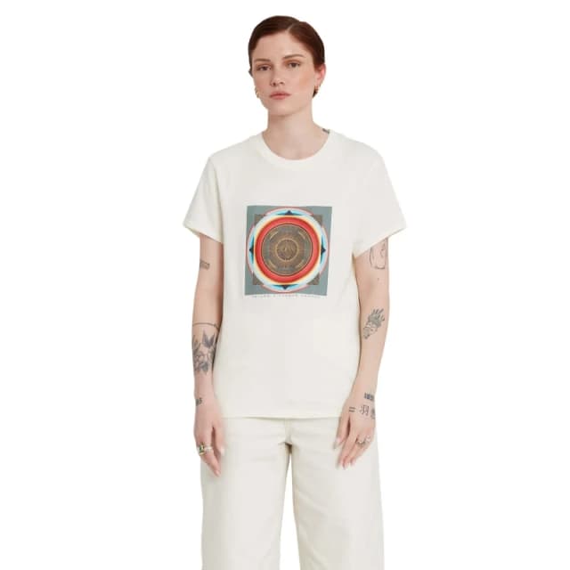 Volcom Womens T-Shirt Volcom Thomas Hooper Fa Beige Female M