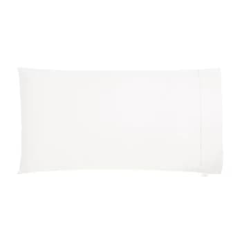 Bedeck of Belfast Finelinens 1000TC Plain Dye Large Pillowcase - CHALK
