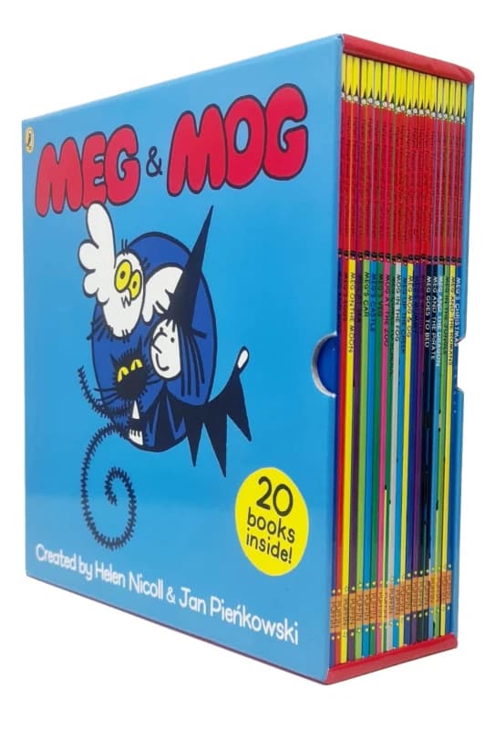 Meg and Mog Complete 20 Book Collection Helen Nicoll & Jan Pienkowski Books