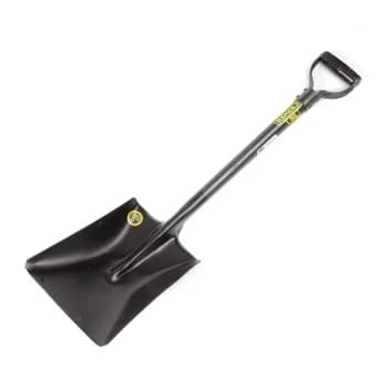 Heavy Duty' Square Mouth Shovel With A Metal Handle & Steel Shaft (Mc2)
