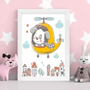 BC1053513284 Multicolor Decorative Framed MDF Painting