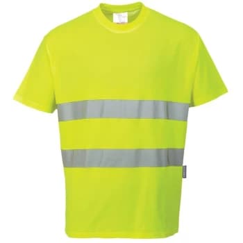 Portwest - S172YER4XL - sz 4XL Cotton Comfort T-Shirt - Yellow