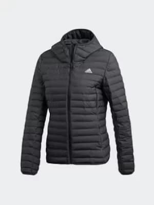adidas Varilite Soft Hooded Jacket, Grey Size XS Women
