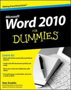 Word 2010 for dummies by Dan Gookin