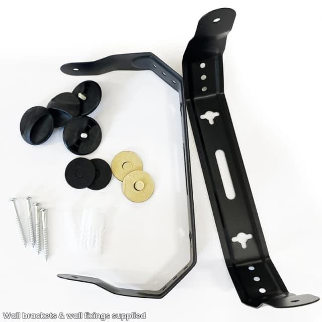 Loops 120W Active Bluetooth Wall Speakers €“ 5€ Black Stereo Wireless Music Streaming Black unisex