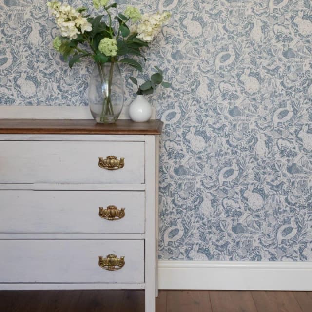 Wall Pops Self Adhesive Wallpaper Terrene Blue Blue unisex 52CMX5.49M