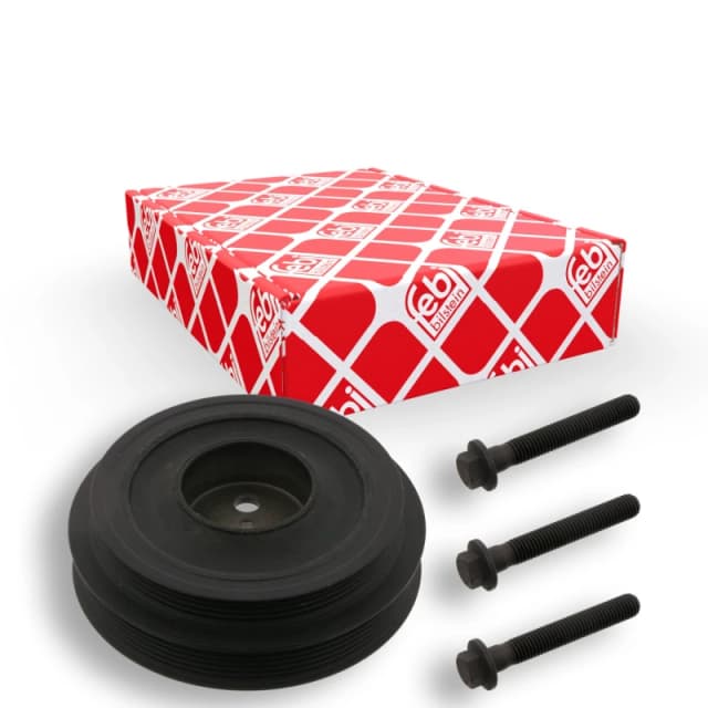 FEBI BILSTEIN Crankshaft Pulley Ø: 145mm 36626 Belt Pulley, crankshaft FORD,Transit Mk6 Kasten (V347, V348, FA)