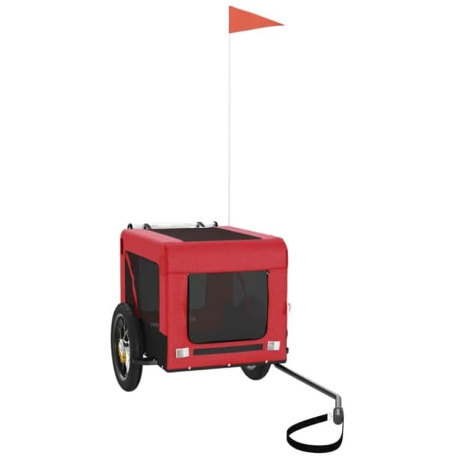 VIDAXL Vidaxl - Pet Bike Trailer Red and Black Oxford Fabric&Iron 8720845769932