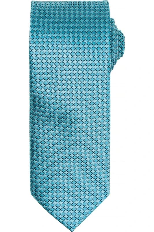 Premier Premier Men Puppy Tooth Formal Work Tie Pack of 2 in Turquoise Turquoise One Size Male 5059269292454