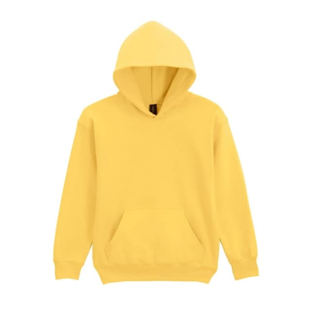 Gildan Soft Touch Midweight Hoodie in Yellow Size: XL Yellow Unisex XL