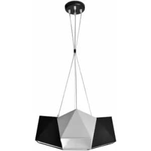 Helam Adamant Cluster Pendant Ceiling Light Grey, Black 60cm
