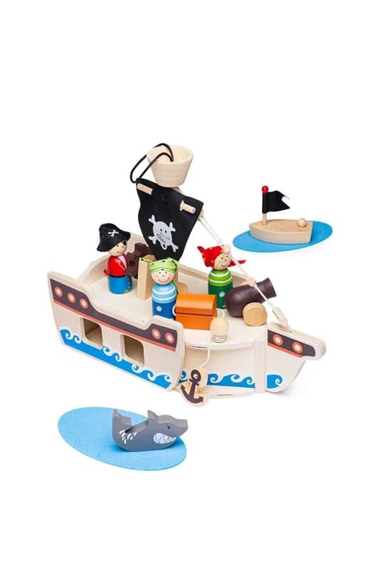 Mini Pirate Ship Playset