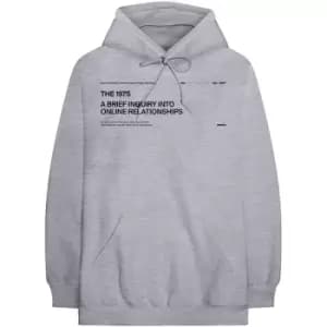 The 1975 - ABIIOR Version 2. Mens Small Pullover Hoodie - Grey