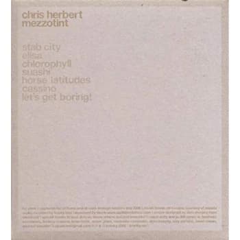 Chris Herbert - Mezzotint CD