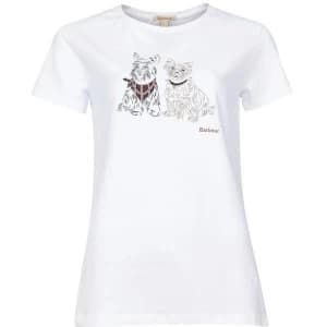 Barbour Womens Highlands Tee White 10