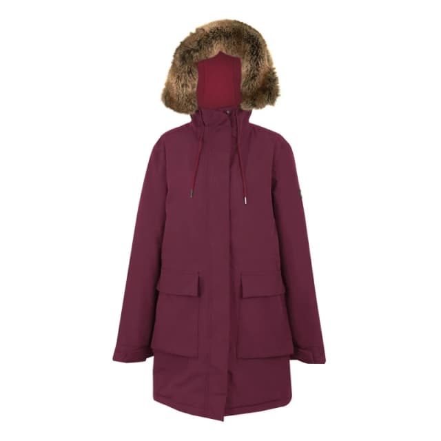 Womens waterproof parka with hood Regatta Sabinka Violet Female 38