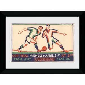 Transport For London Wembley 50 x 70 Framed Collector Print