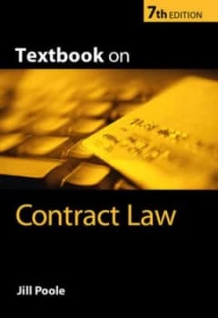 Textbook on Contract by Jill Poole Book