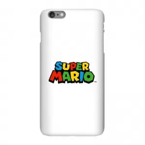 Nintendo Super Mario Colour Logo Phone Case - iPhone 6 Plus - Tough Case - Gloss