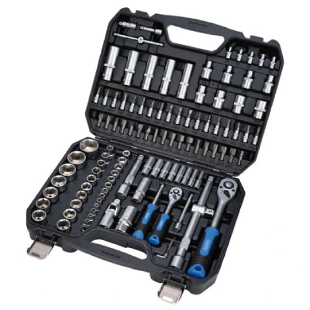 Draper HI TORQ 110 Piece Combination Drive Socket and Bit Set 24230 Drive: Combination