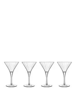 Luigi Bormioli Bach Martini Glasses, 260Ml, Set Of 4
