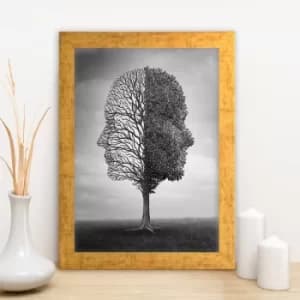 AC1169550526 Multicolor Decorative Framed MDF Painting